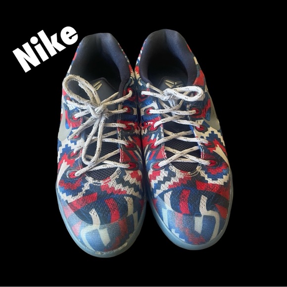 Nike Kobe Red, white and blue Weekend size 4Y - Picture 1 of 8